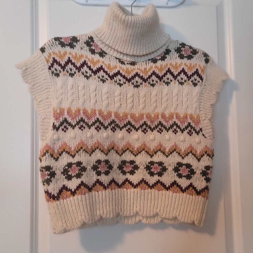 Zara knitted vest